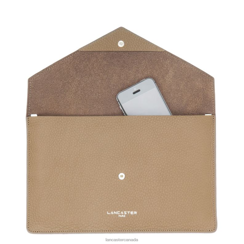 Women Clutch 4J6H1159 Bag Taupe Lancaster Paris