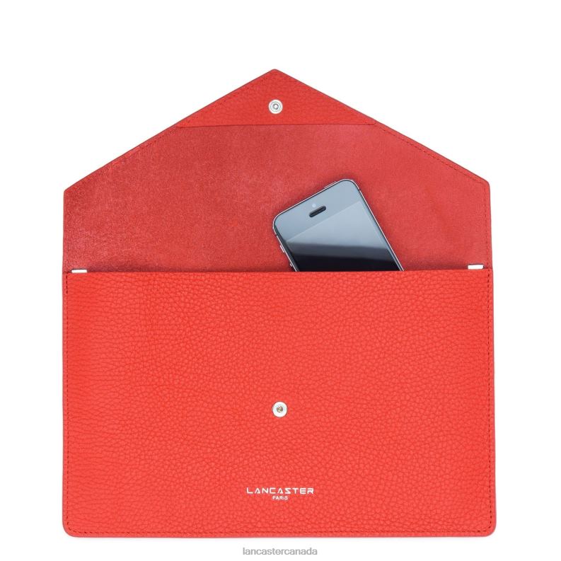 Women Clutch 4J6H1161 Bag Rouge Lancaster Paris