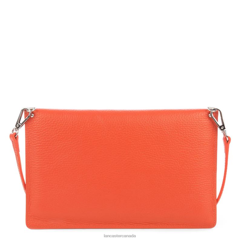 Women Clutch 4J6H1162 Bag Orange Lancaster Paris
