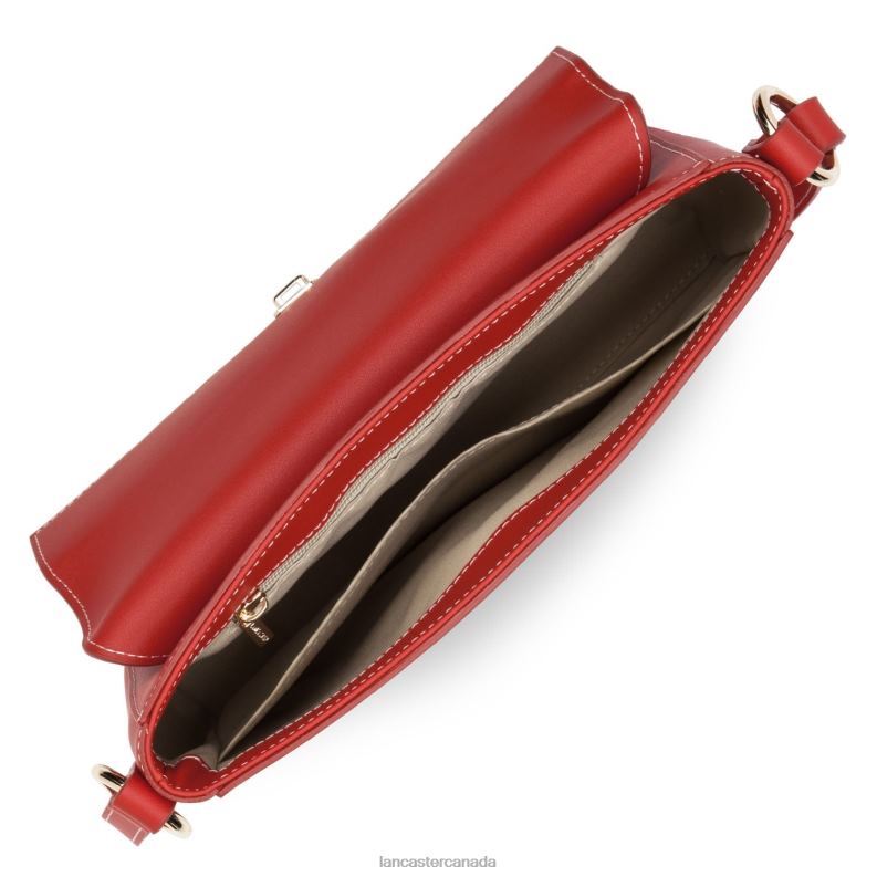 Women Clutch City Max 4J6H1204 Bag Rouge-Poudre Lancaster Paris