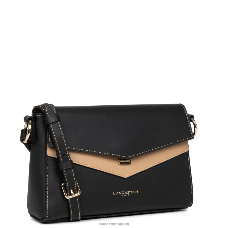 Women Clutch City Max 4J6H1205 Bag Noir-Naturel Lancaster Paris