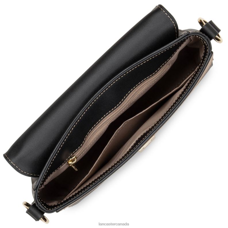Women Clutch City Max 4J6H1205 Bag Noir-Naturel Lancaster Paris