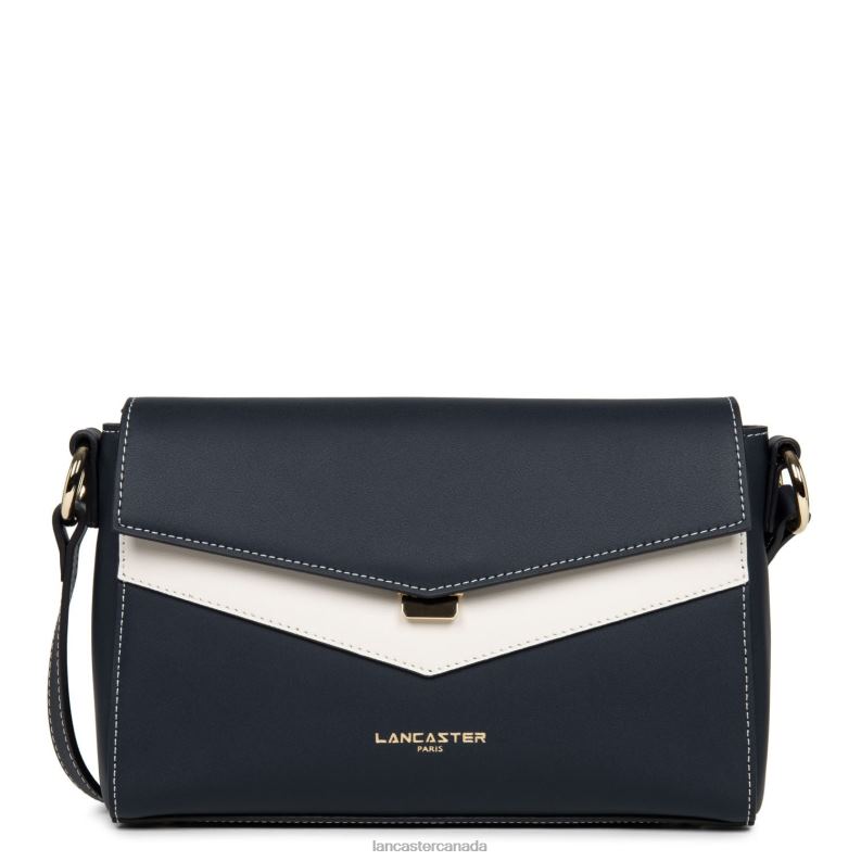 Women Clutch City Max 4J6H1206 Bag Bleu Fonce-Ecru Lancaster Paris