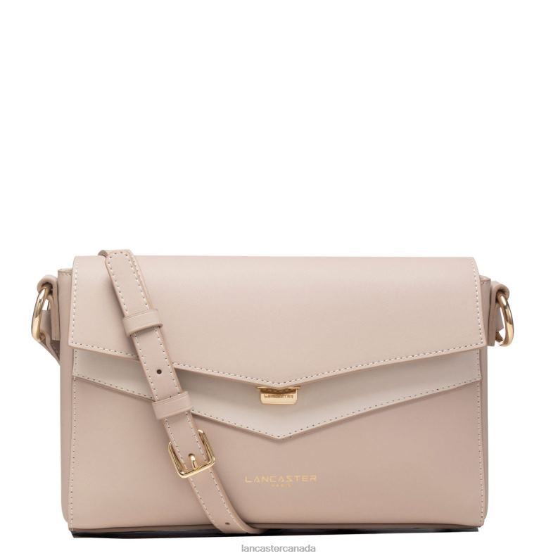 Women Clutch City Max 4J6H1211 Bag Galet Rose-Ecru Lancaster Paris