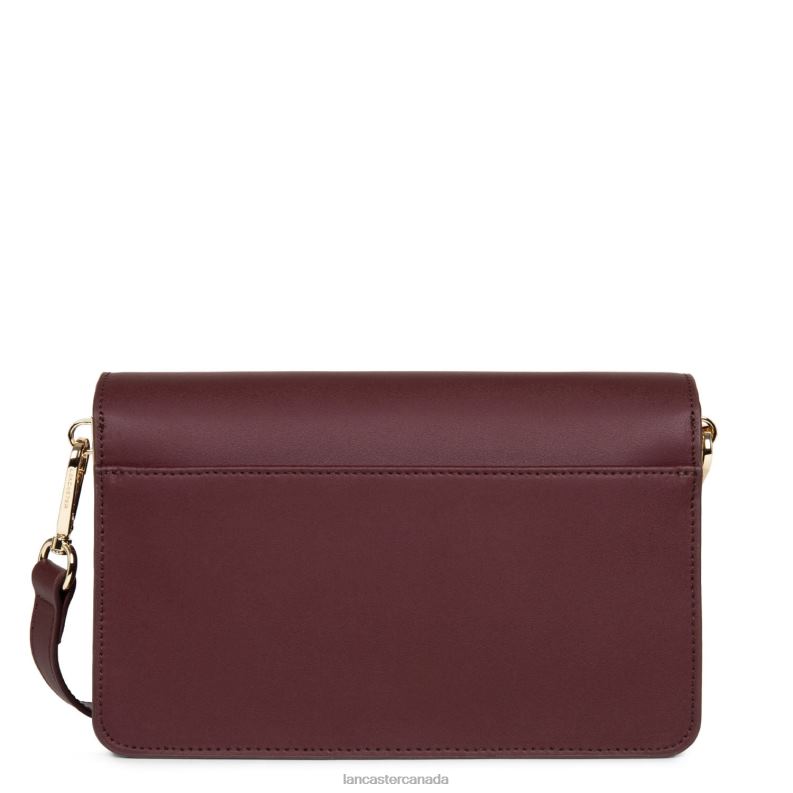 Women Clutch City Philos 4J6H1198 Bag Pourpre Lancaster Paris