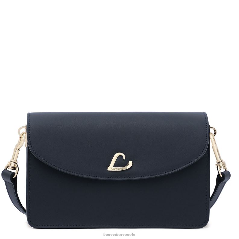 Women Clutch City Philos 4J6H1200 Bag Bleu Fonce Lancaster Paris