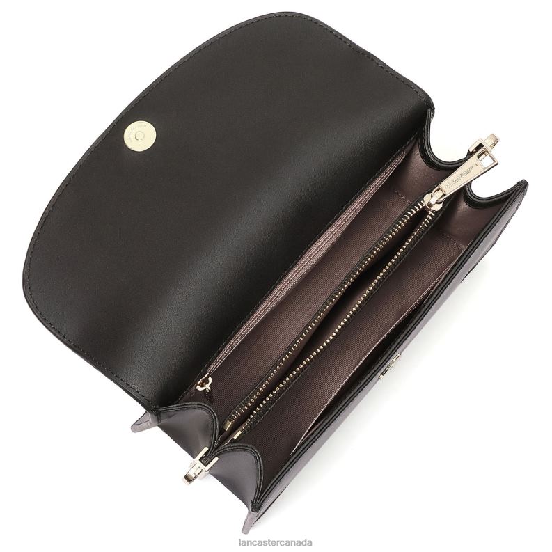 Women Clutch City Philos 4J6H1202 Bag Noir Lancaster Paris