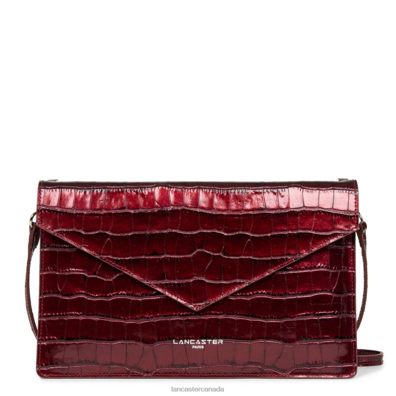 Women Clutch Exotic Croco 4J6H1166 Bag Rubis Lancaster Paris