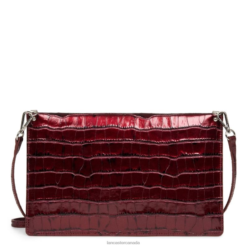 Women Clutch Exotic Croco 4J6H1166 Bag Rubis Lancaster Paris