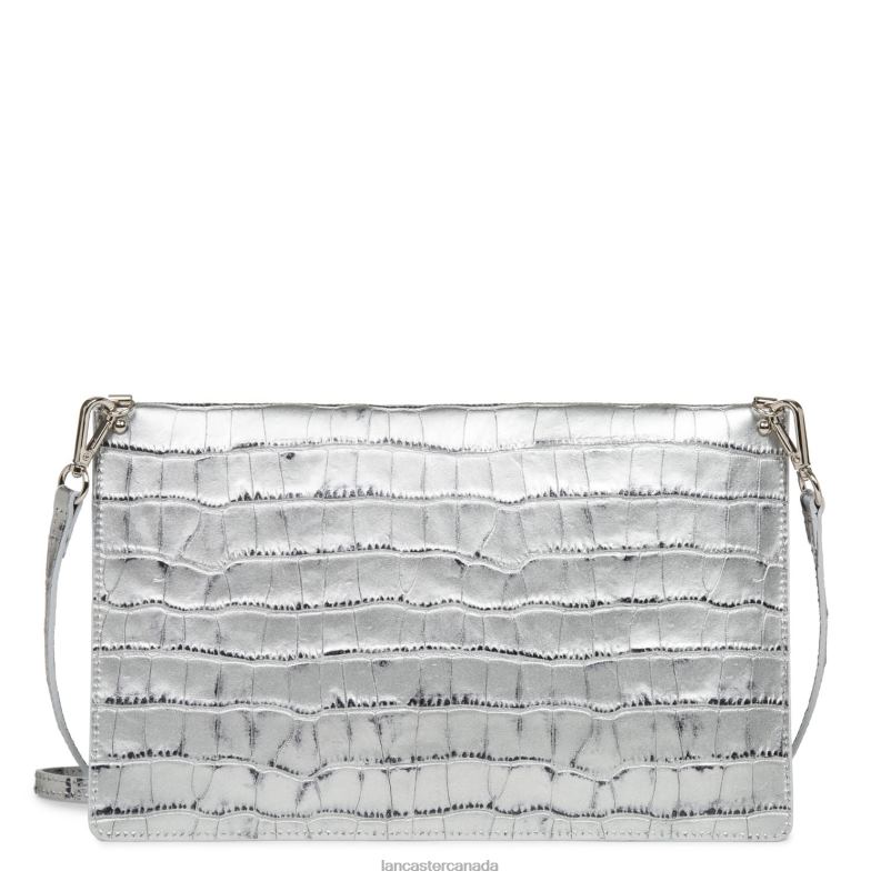 Women Clutch Exotic Croco 4J6H1168 Bag Etain Lancaster Paris
