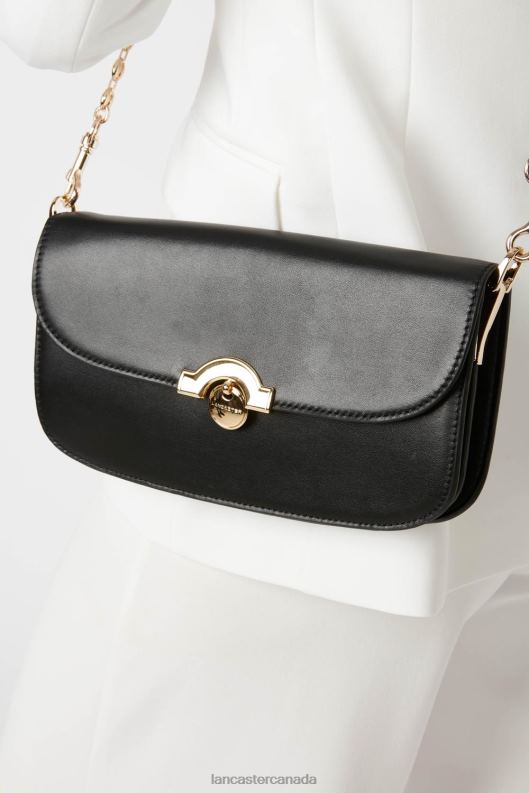 Women Clutch Fashion Medaille 4J6H1259 Bag Noir Lancaster Paris