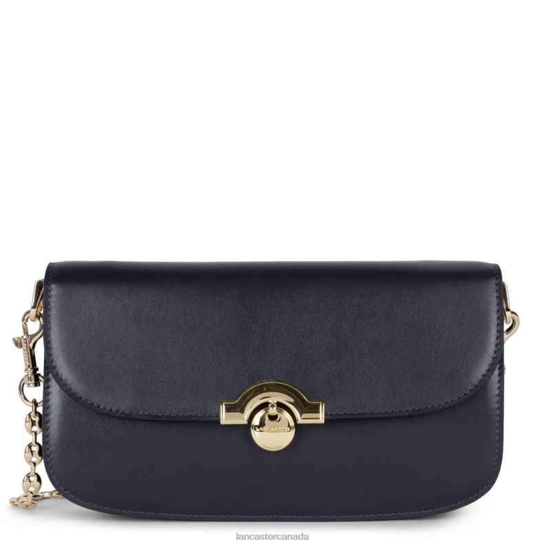 Women Clutch Fashion Medaille 4J6H1260 Bag Bleu Fonce Lancaster Paris