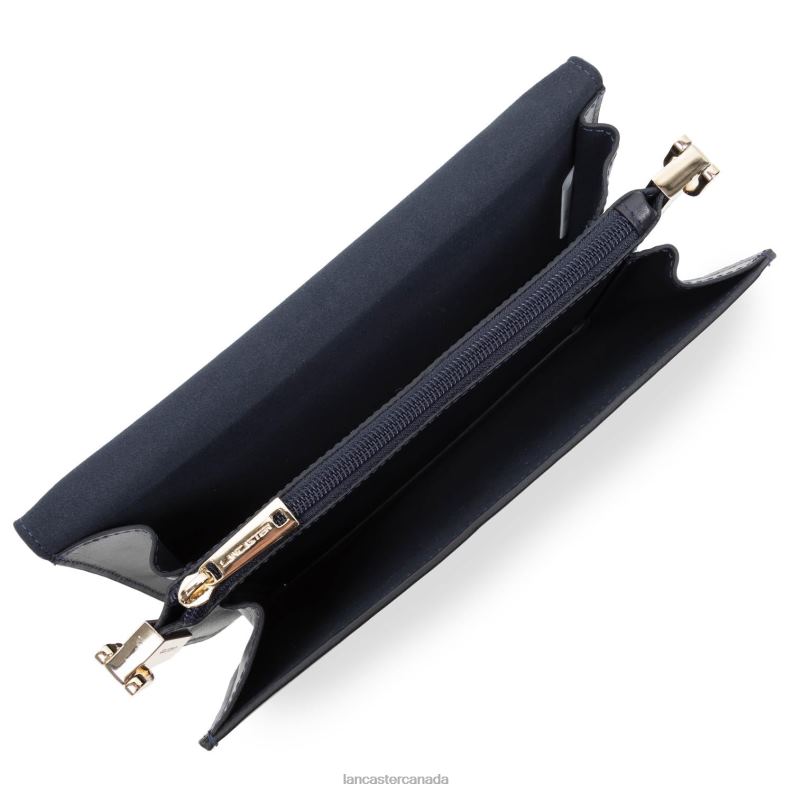 Women Clutch Fashion Medaille 4J6H1260 Bag Bleu Fonce Lancaster Paris