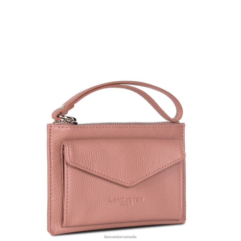 Women Clutch Foulonne Pm 4J6H1144 Bag Rose Cendre Lancaster Paris