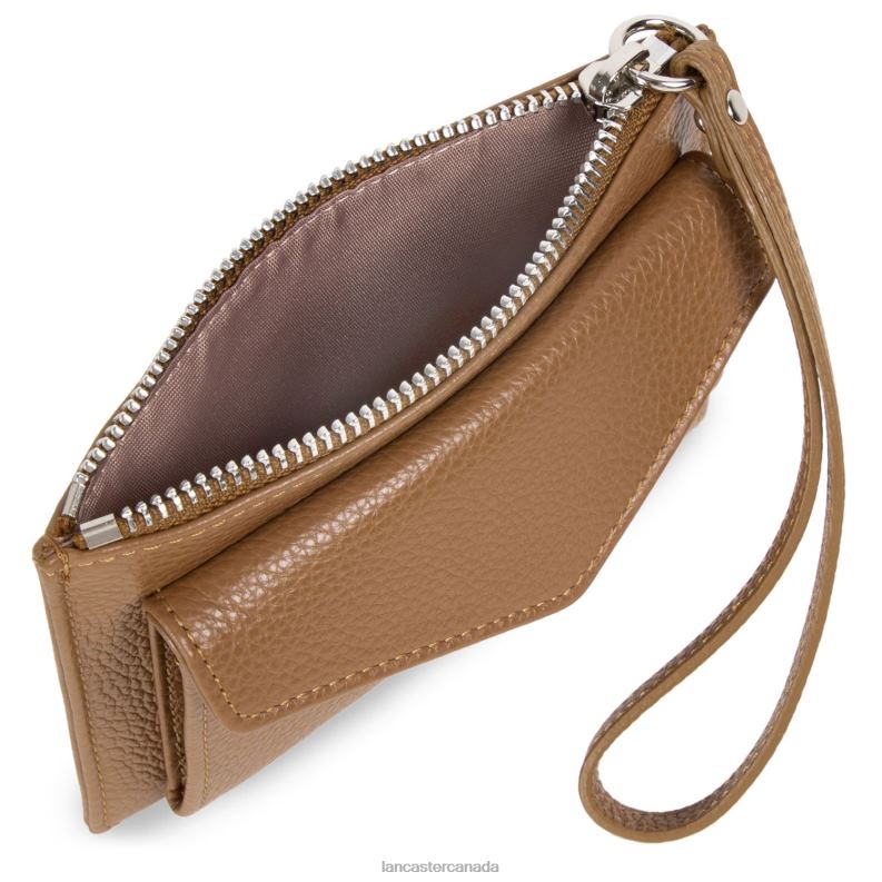 Women Clutch Foulonne Pm 4J6H1145 Bag Camel Lancaster Paris