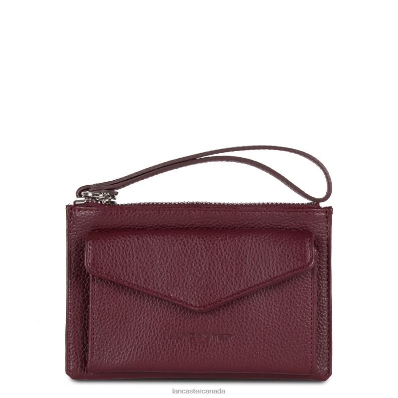 Women Clutch Foulonne Pm 4J6H1148 Bag Pourpre Lancaster Paris