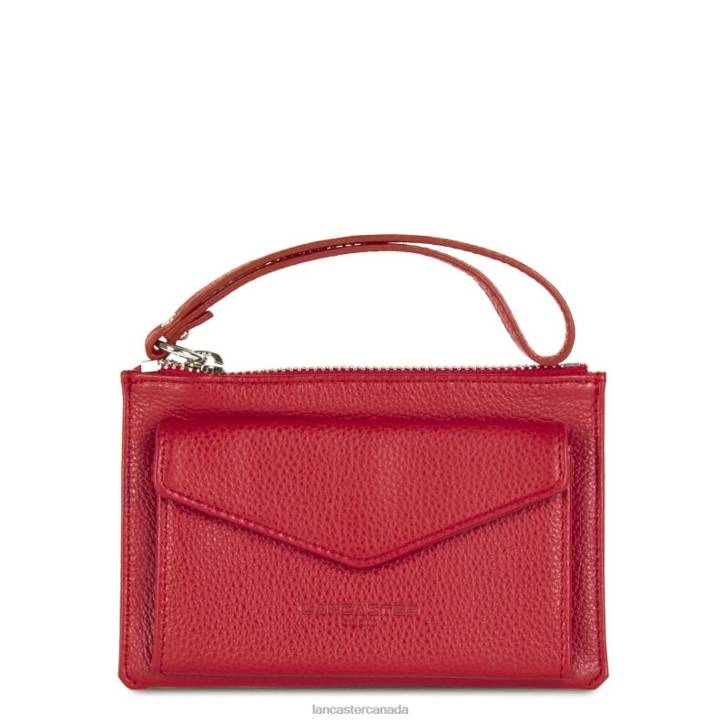 Women Clutch Foulonne Pm 4J6H1149 Bag Rouge Lancaster Paris