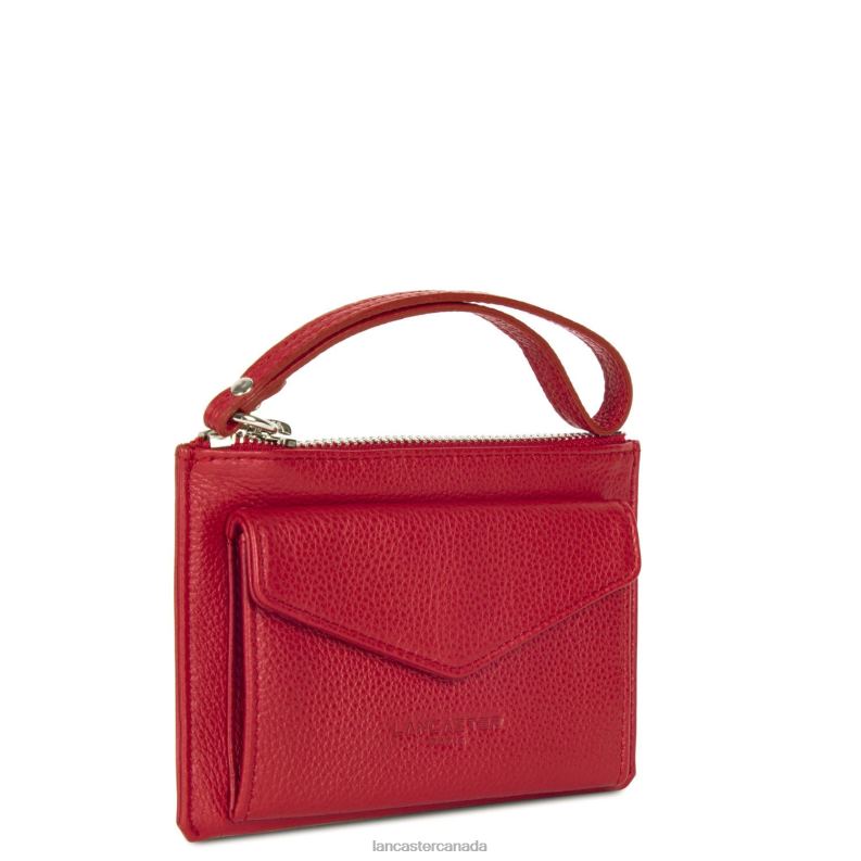Women Clutch Foulonne Pm 4J6H1149 Bag Rouge Lancaster Paris