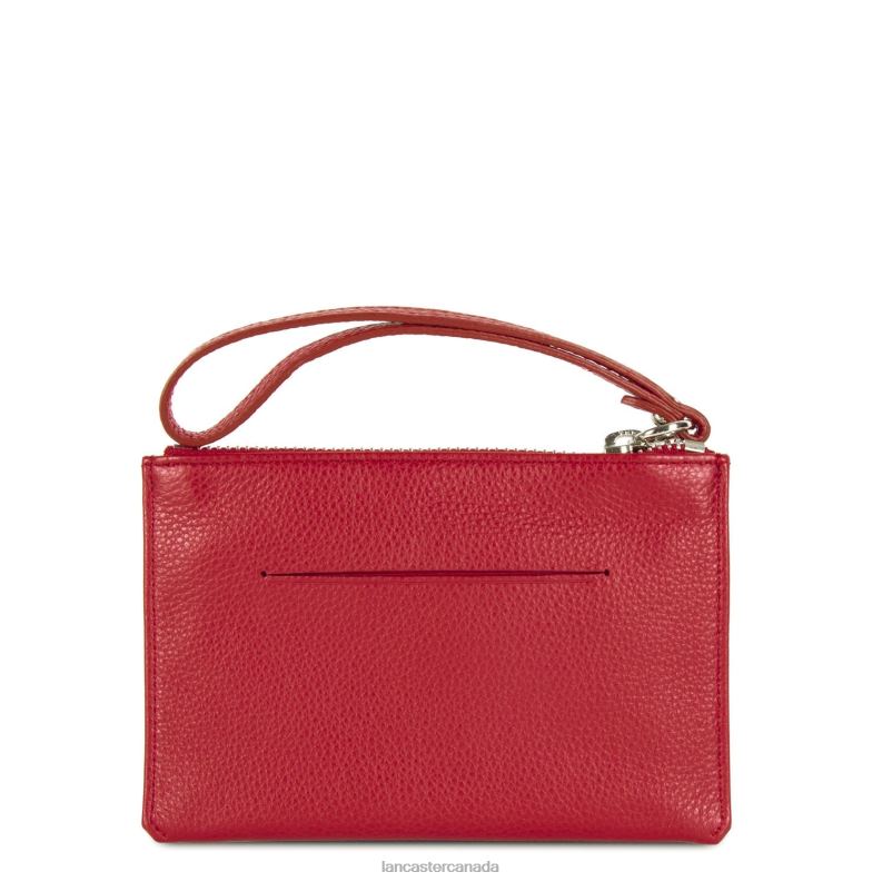 Women Clutch Foulonne Pm 4J6H1149 Bag Rouge Lancaster Paris