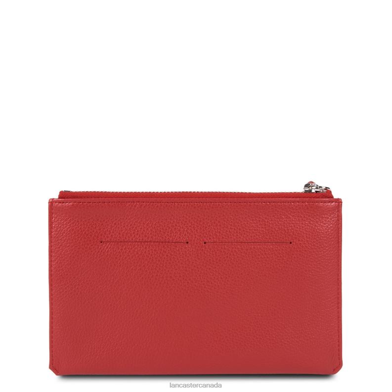Women Clutch Foulonne Pm 4J6H1152 Bag Rouge Lancaster Paris