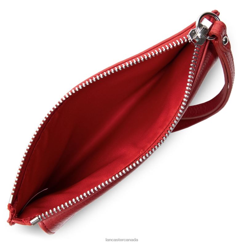 Women Clutch Foulonne Pm 4J6H1152 Bag Rouge Lancaster Paris