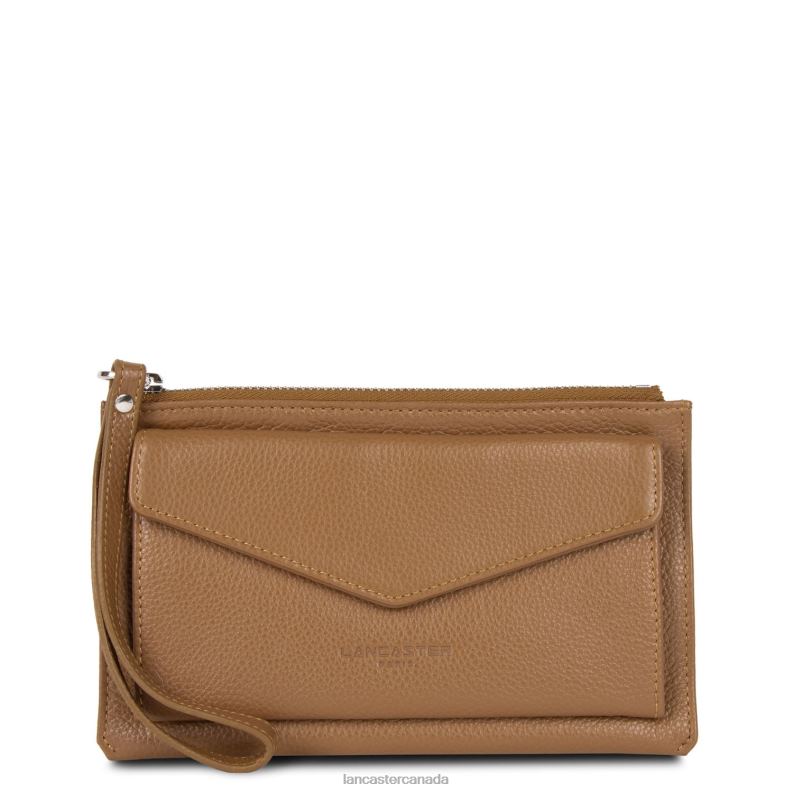 Women Clutch Foulonne Pm 4J6H1153 Bag Camel Lancaster Paris