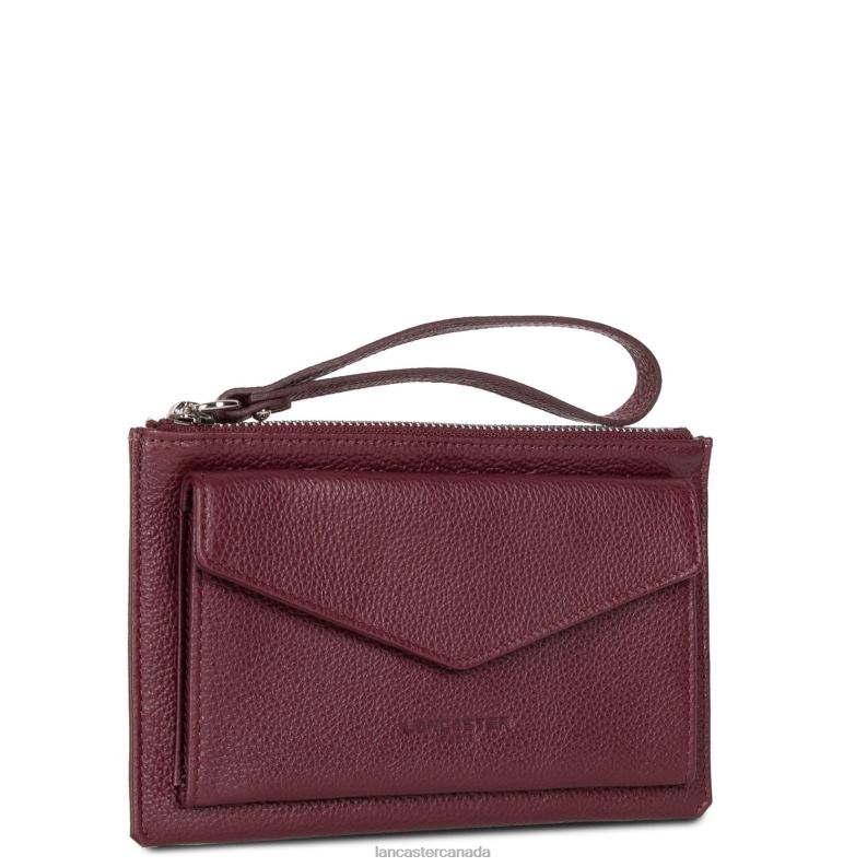 Women Clutch Foulonne Pm 4J6H1155 Bag Pourpre Lancaster Paris