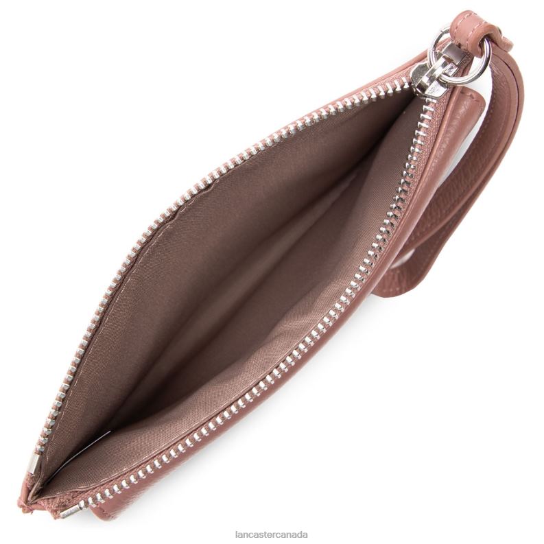 Women Clutch Foulonne Pm 4J6H1156 Bag Rose Cendre Lancaster Paris
