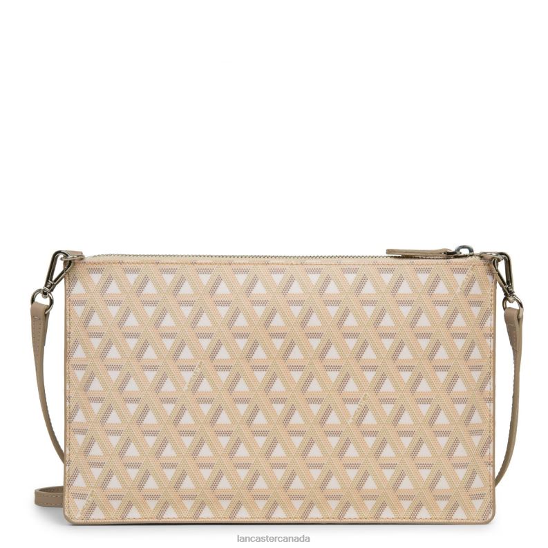 Women Clutch Ikon 4J6H1182 Bag Beige Lancaster Paris