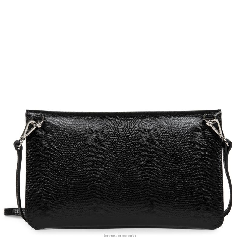 Women Clutch Lucertola 4J6H1123 Bag Noir Lancaster Paris