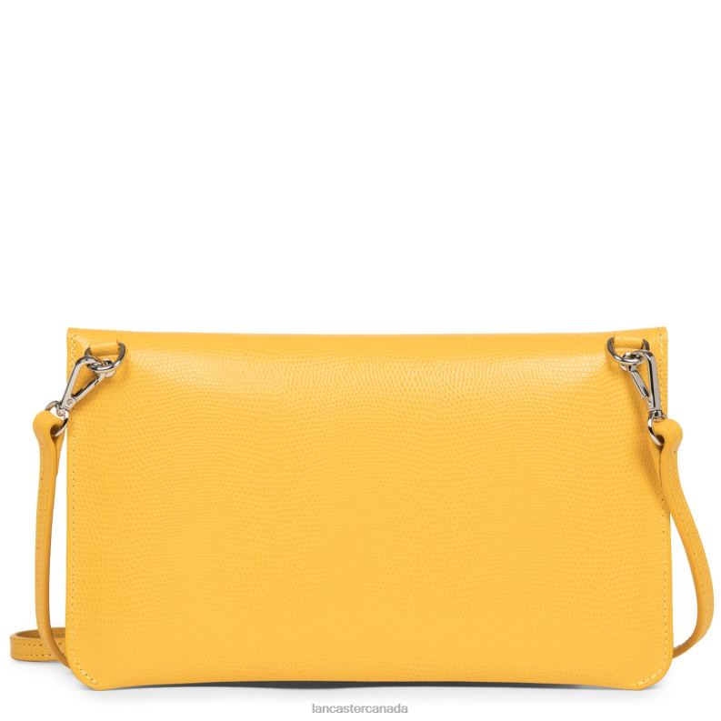 Women Clutch Lucertola 4J6H1124 Bag Jaune Lancaster Paris