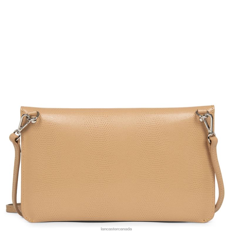 Women Clutch Lucertola 4J6H1125 Bag Naturel Lancaster Paris