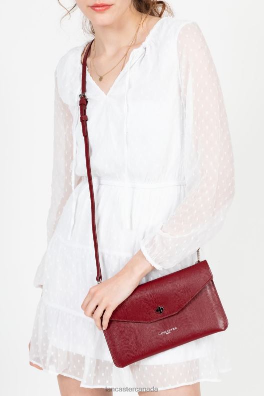Women Clutch Lucertola 4J6H1126 Bag Carmin Lancaster Paris