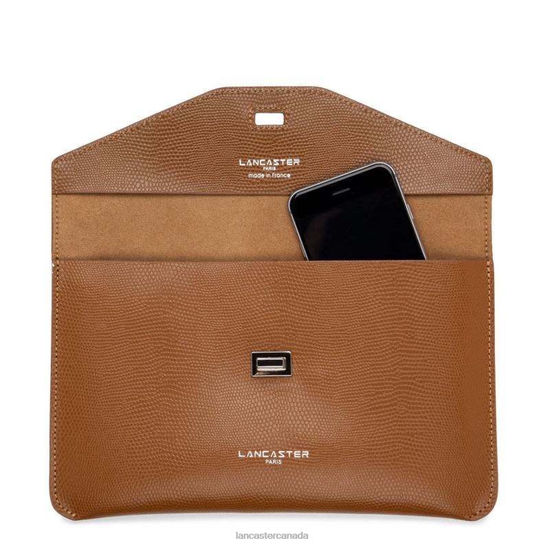 Women Clutch Lucertola 4J6H1128 Bag Camel Lancaster Paris
