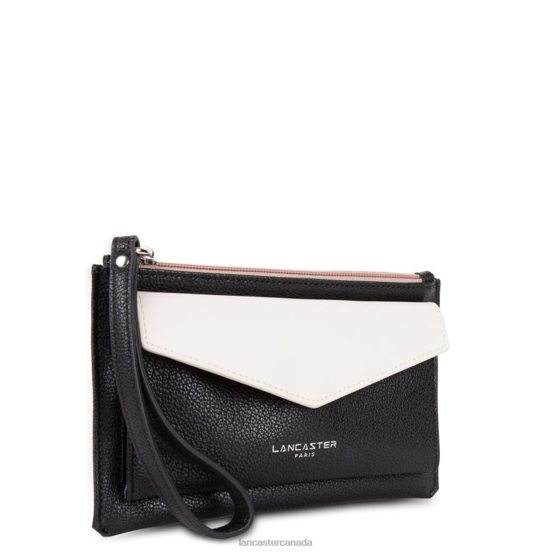 Women Clutch Maya 4J6H1137 Bag Noir-Ecru-Nude Lancaster Paris