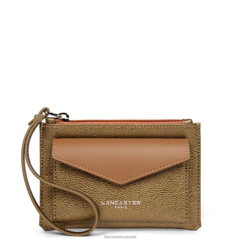 Women Clutch Maya New 4J6H1215 Bag Bronze-Camel-Potiron Lancaster Paris