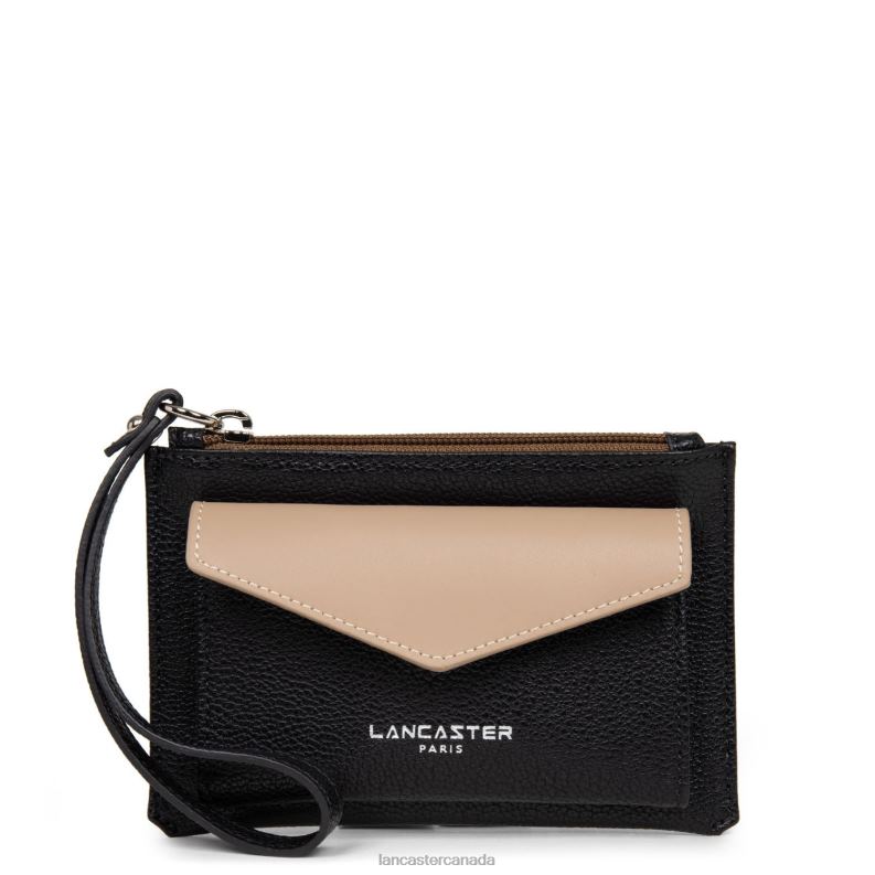 Women Clutch Maya New 4J6H1218 Bag Noir-Nude-Vison Lancaster Paris