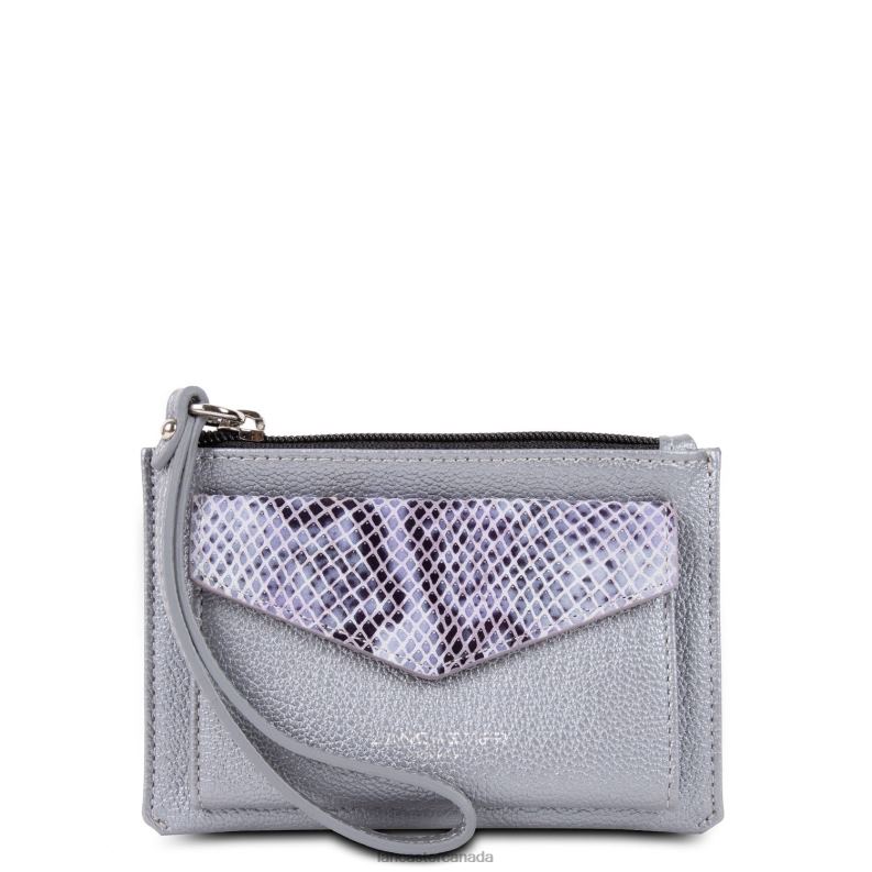 Women Clutch Maya New 4J6H1221 Bag Argent-Python Lancaster Paris