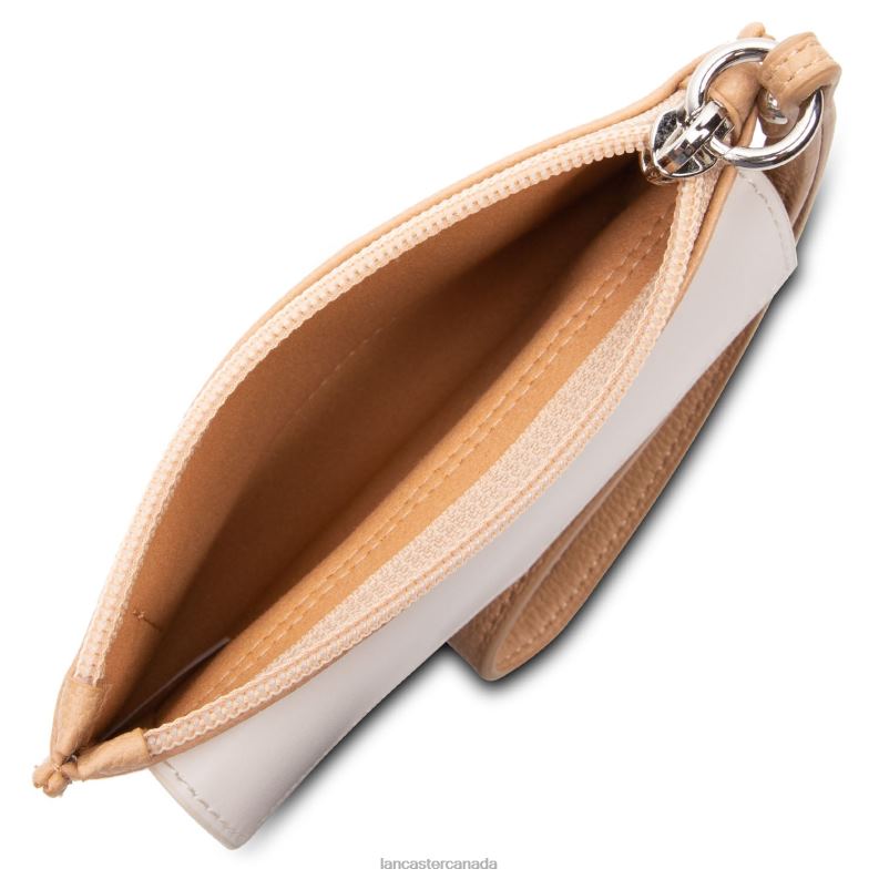 Women Clutch Maya New 4J6H1225 Bag Naturel-Ecru-Nude Clair Lancaster Paris