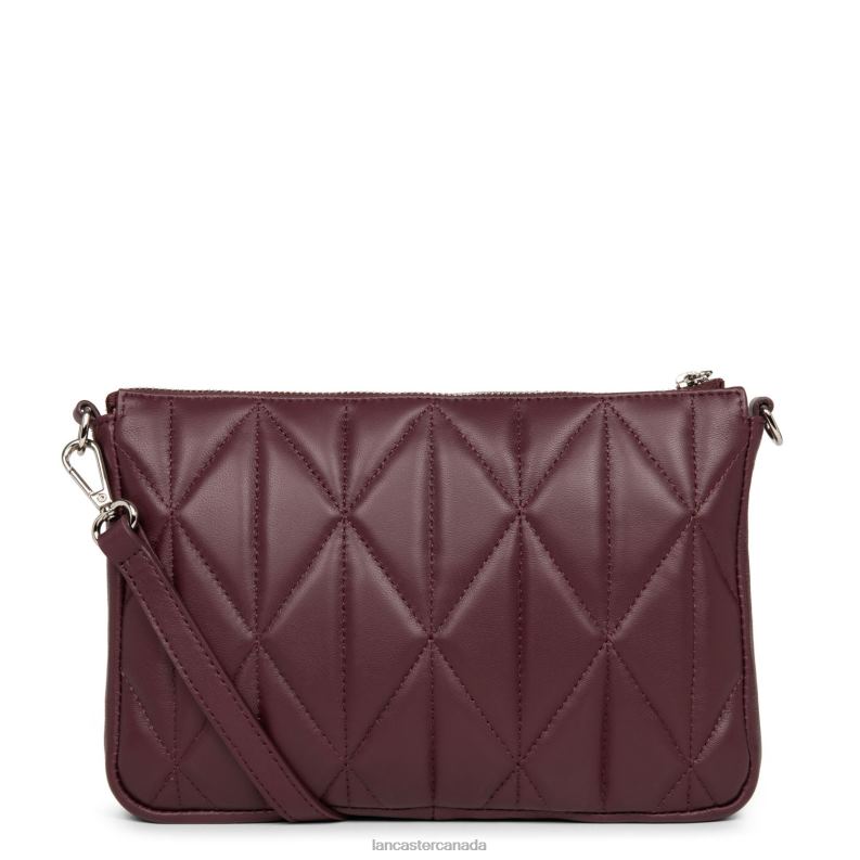 Women Clutch Parisienne Matelasse 4J6H1189 Bag Pourpre Lancaster Paris