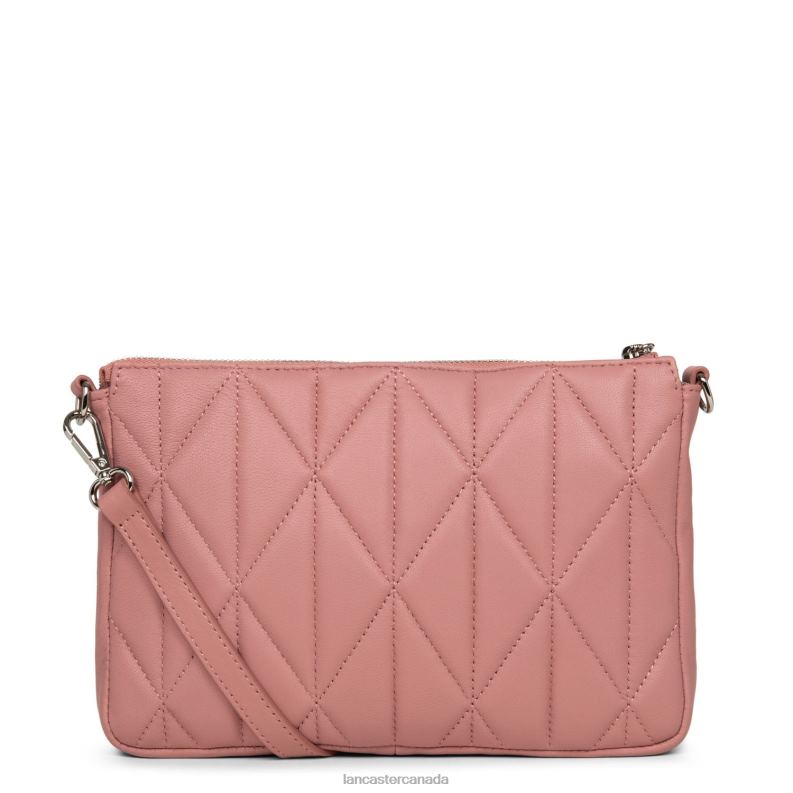 Women Clutch Parisienne Matelasse 4J6H1190 Bag Rose Cendre Lancaster Paris