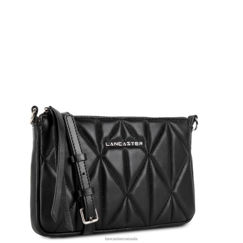 Women Clutch Parisienne Matelasse 4J6H1192 Bag Noir Lancaster Paris