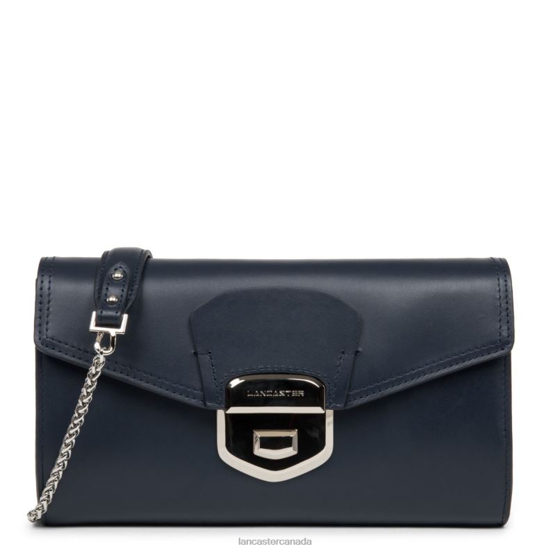 Women Clutch Parisienne Sophia 4J6H1241 Bag Bleu Fonce Lancaster Paris