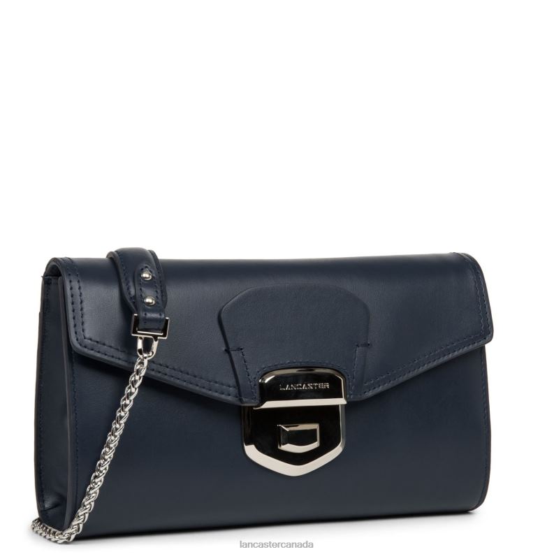 Women Clutch Parisienne Sophia 4J6H1241 Bag Bleu Fonce Lancaster Paris