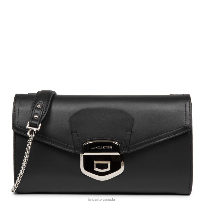 Women Clutch Parisienne Sophia 4J6H1244 Bag Noir Lancaster Paris