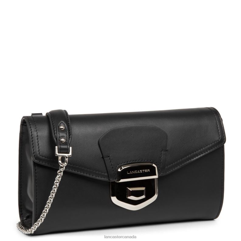 Women Clutch Parisienne Sophia 4J6H1244 Bag Noir Lancaster Paris