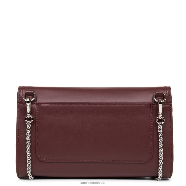 Women Clutch Parisienne Sophia 4J6H1246 Bag Bordeaux Lancaster Paris