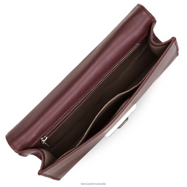 Women Clutch Parisienne Sophia 4J6H1246 Bag Bordeaux Lancaster Paris