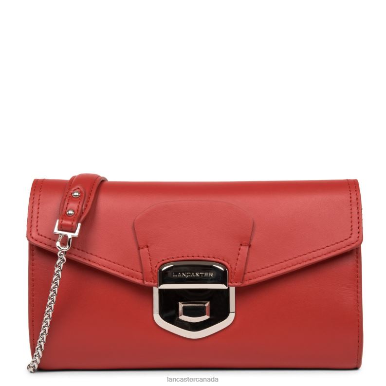 Women Clutch Parisienne Sophia 4J6H1249 Bag Rouge Lancaster Paris