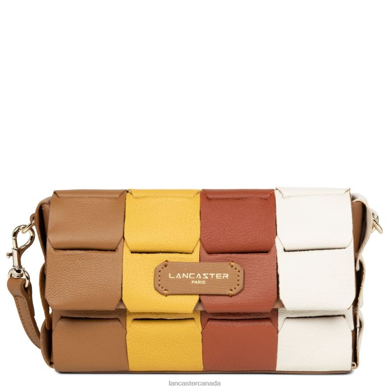 Women Clutch Studio Enlace 4J6H1117 Bag Terracotta Multi Lancaster Paris